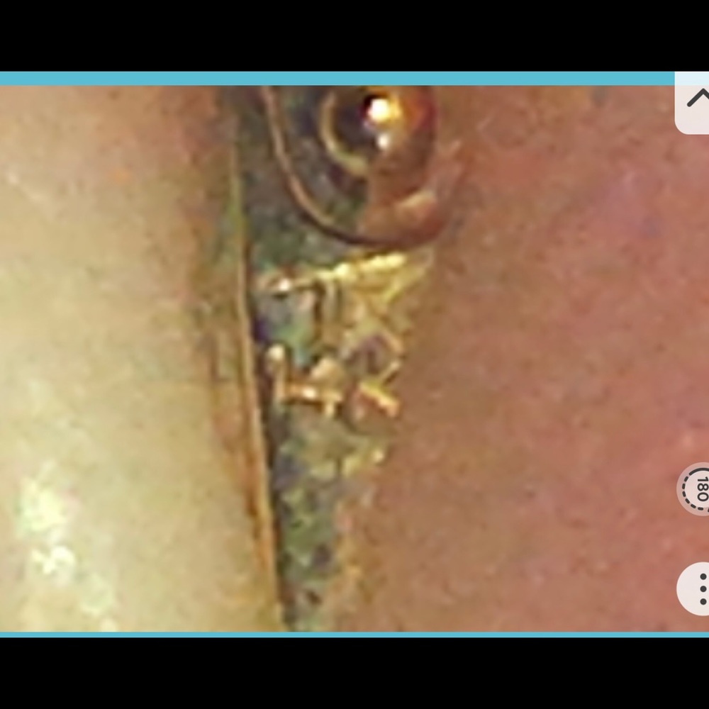 Pearl dropped earrings AUTHENTIC - Picture 5 of 5